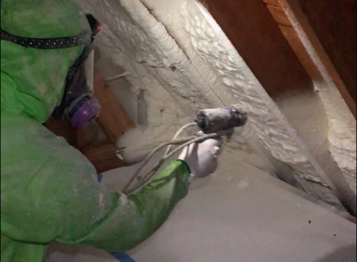 Attic Spray Foam Insulation in Michigan