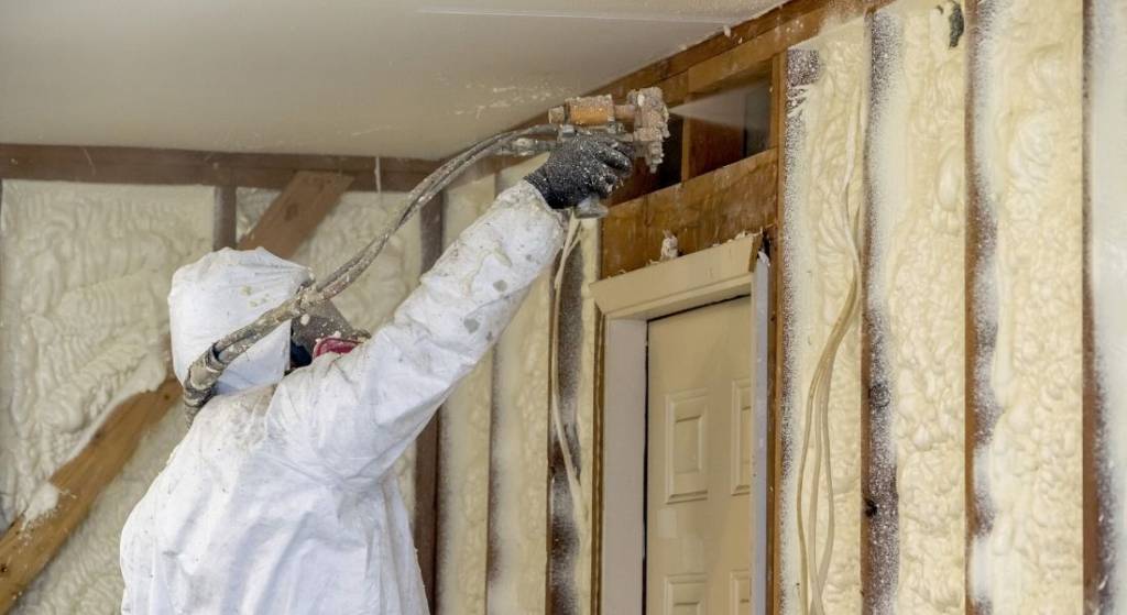 spray foam installation